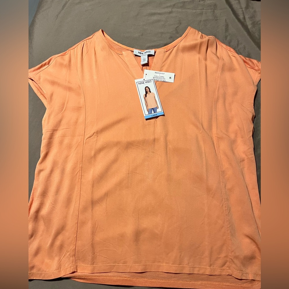 Nine West Apricot Blouse
